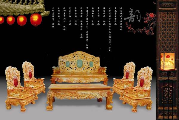 玉石背景墻圖片/玉石背景墻樣板圖 (2)