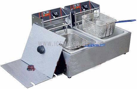 經(jīng)濟(jì)型雙缸雙篩電炸爐EF-82圖片