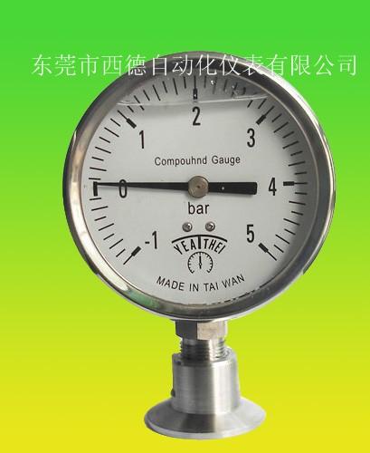 供應60MM全鋼衛(wèi)生型隔膜壓力表