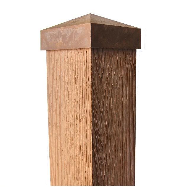 供應(yīng)山東泰旭牌木塑立柱/青島木塑立柱