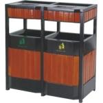 供應(yīng)城陽塑木垃圾桶/嶗山垃圾桶/木塑板