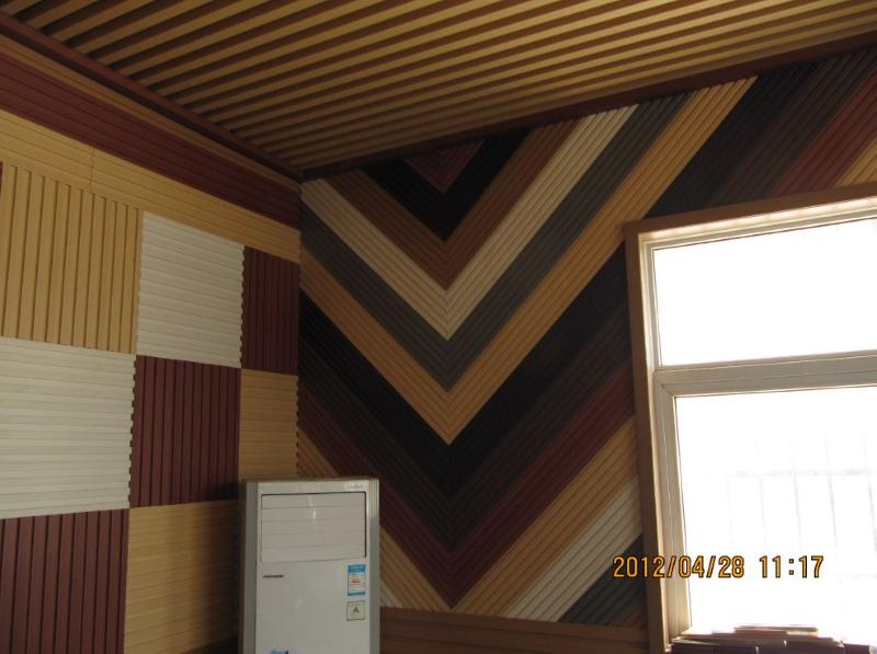 青島室內(nèi)生態(tài)木裝飾材料圖片