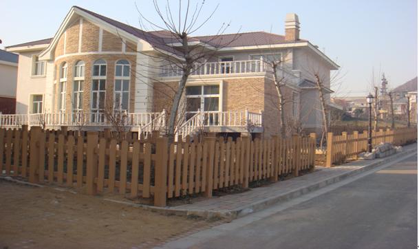 供應(yīng)山東青島木塑護(hù)欄工程/青島泰旭木