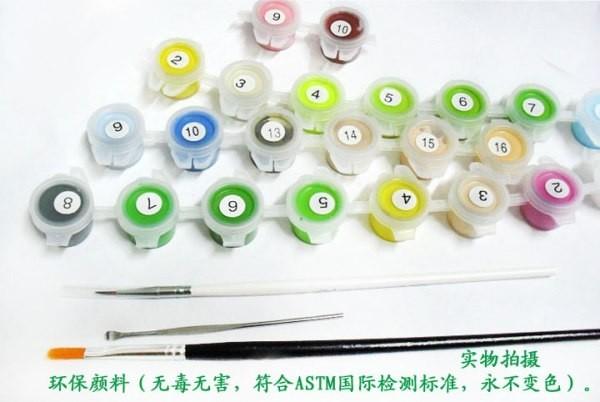 供應(yīng)大展鴻圖字畫 數(shù)字油畫 DIY數(shù)字油畫 客廳裝飾畫