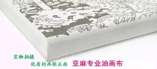 供應(yīng)DIY手繪油畫 數(shù)字油畫批發(fā) 米奇老鼠油畫 3040含情脈脈