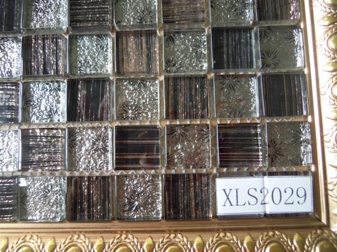 供應(yīng)成都*  酒店背景墻拼圖背景玻璃馬賽克廠家