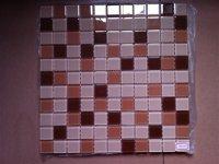 供應(yīng)貴州安順鏡面拼圖水晶馬賽克，衛(wèi)浴背景鏡面裝飾馬賽克。