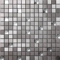 供應(yīng)上海銀色不銹鋼馬賽克，304材質(zhì)不銹鋼馬賽克強度高，耐用時間長。