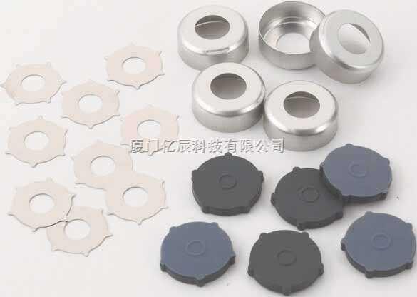 PE色譜耗材PE頂空瓶壓蓋和隔墊圖片