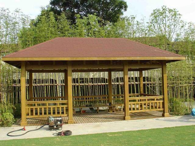 山西太原防腐木亭子圖片