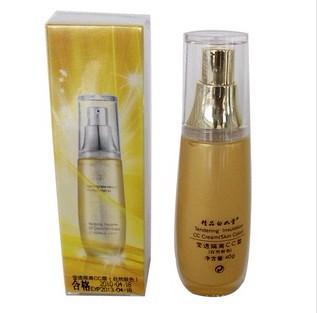 供应精品白如雪莹透隔离CC霜（自然肤色）粉底防晒40ml 55元/瓶