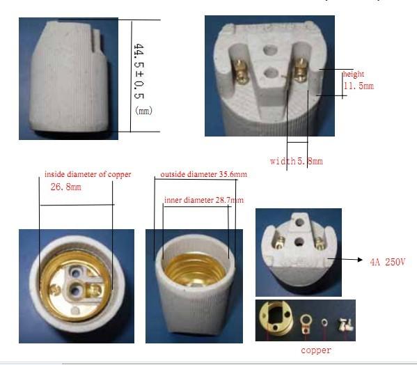 供應(yīng)巴西陶瓷燈頭燈座