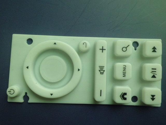 深圳廠家生產(chǎn)定做各類電器硅膠按鍵圖片