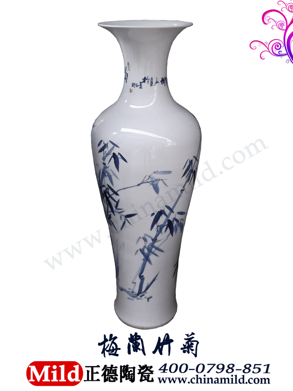 供應(yīng)景德鎮(zhèn)大花瓶陶瓷花瓶批發(fā)價格大花瓶定做價格