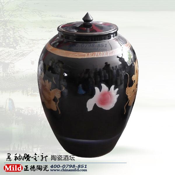 供應(yīng)50斤裝100斤裝陶瓷酒壇廠家