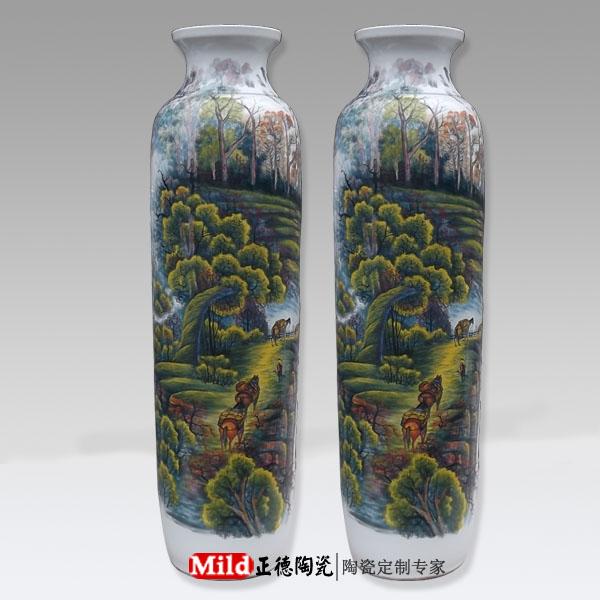 供應(yīng)大花瓶廠家青花瓷大花瓶定做大花瓶