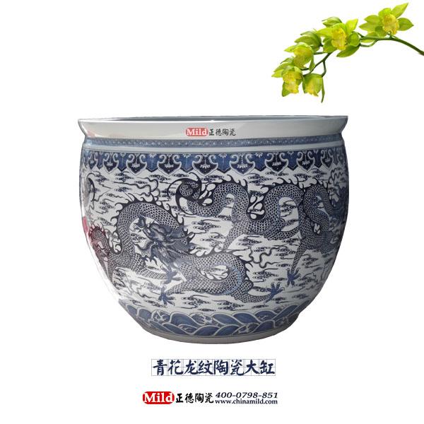景德鎮(zhèn)青花瓷陶瓷大缸圖片/景德鎮(zhèn)青花瓷陶瓷大缸樣板圖 (3)