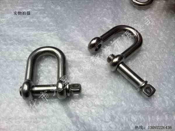 興化火星供應不銹鋼D型卸扣 不銹鋼D型卸扣 卸扣