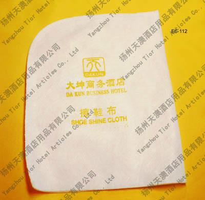 高檔酒店客房擦鞋布圖片
