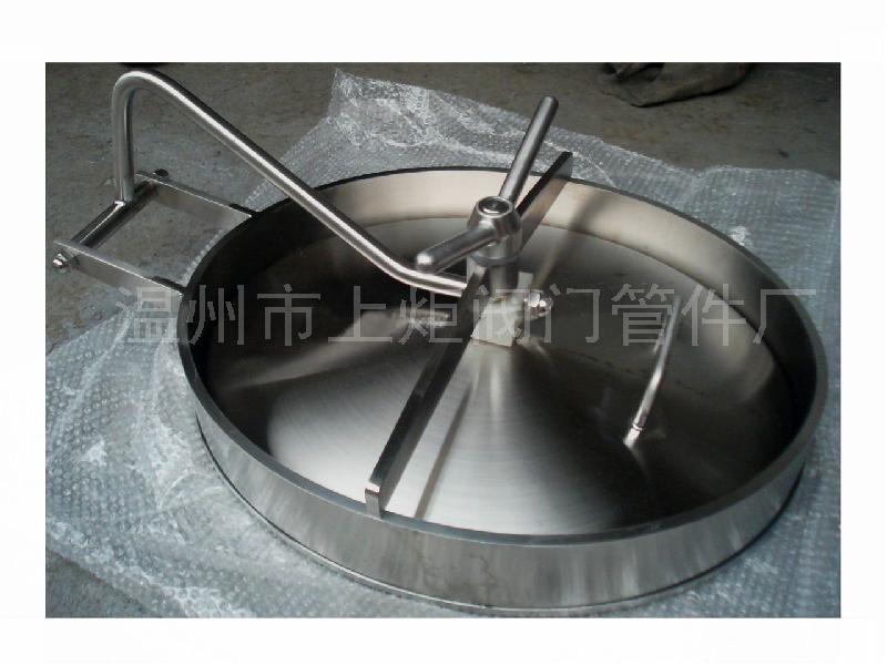 衛(wèi)生級不銹鋼內開下人孔圖片/衛(wèi)生級不銹鋼內開下人孔樣板圖 (2)
