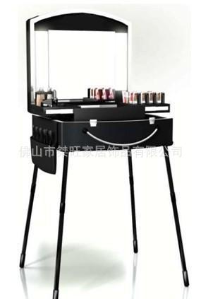 供應(yīng)專業(yè)彩妝套裝收納化妝包大號化妝箱I美容工具化妝箱 LED燈箱