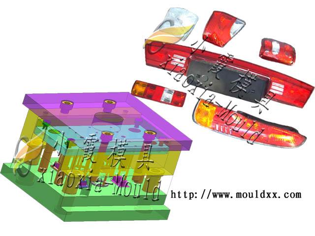 现代车灯全套塑胶模具图片