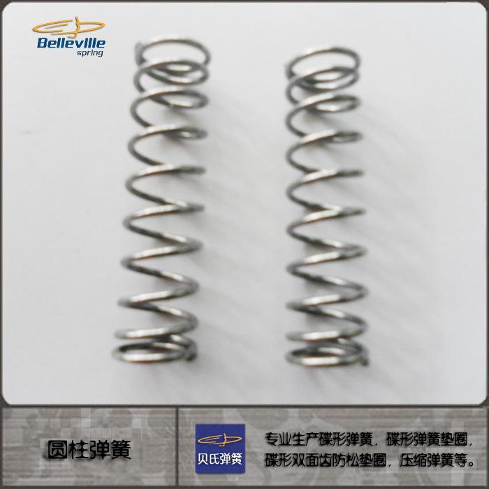 供應(yīng)不同型號與材料圓柱壓縮彈簧