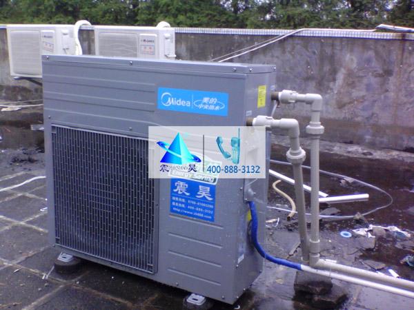 東莞SPA水療空氣能熱水工程 SPA水療空氣源熱泵機(jī)組美的熱泉系列