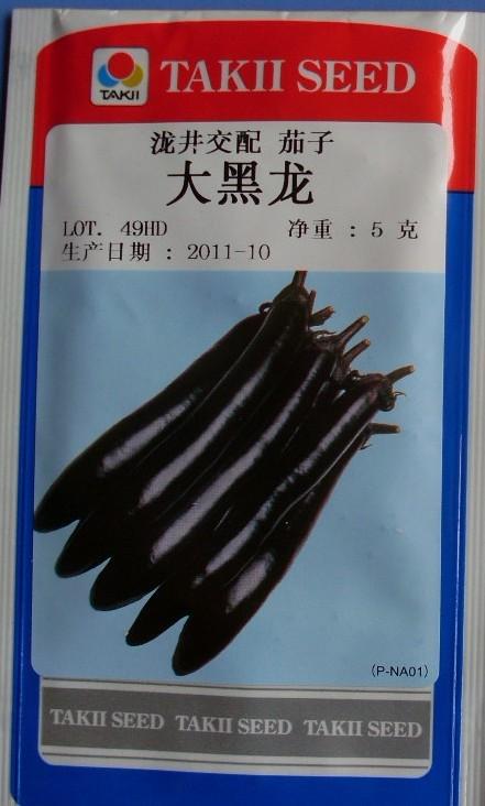 供应泷井交配大黑龙茄子种子