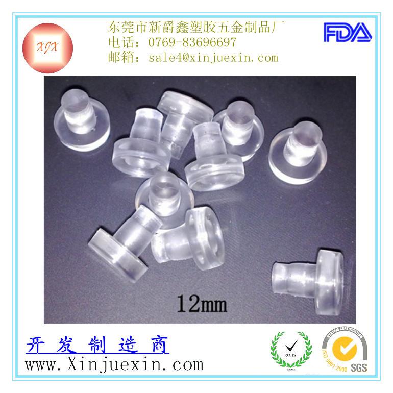 供應(yīng)12mm塑料透明腳釘家具塑膠腳墊透明腳墊椅子腳釘