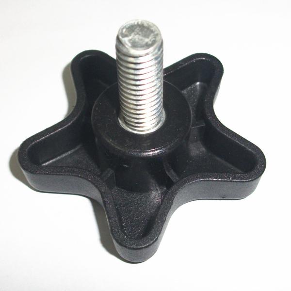 供應五星塑料調節(jié)把手機械把手五星手柄星型把手