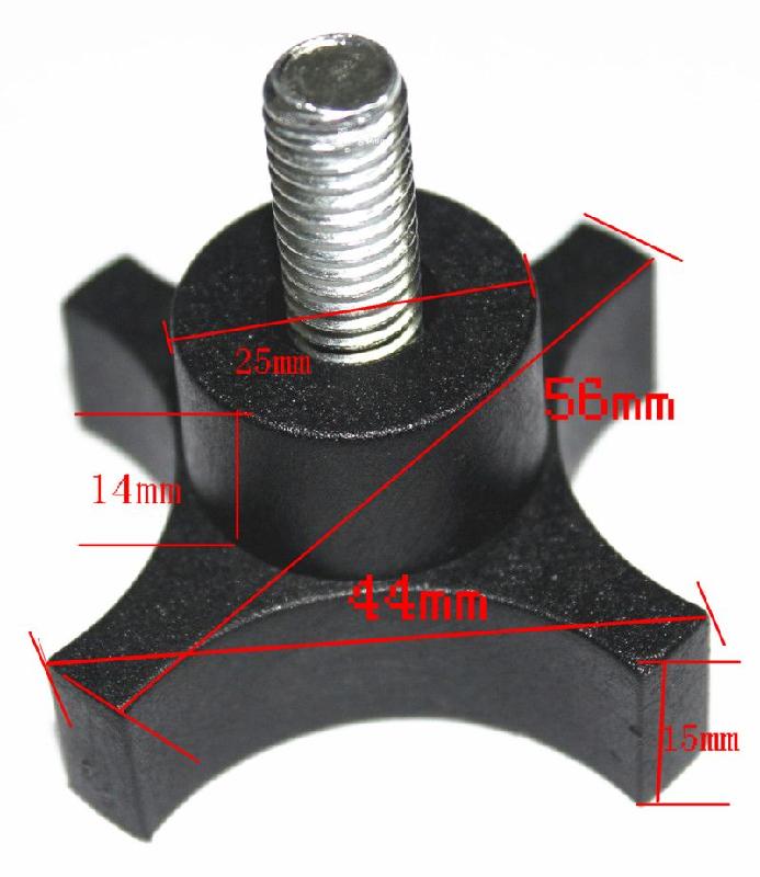 供应m8十字塑料把手四角把手塑胶把手调节把手