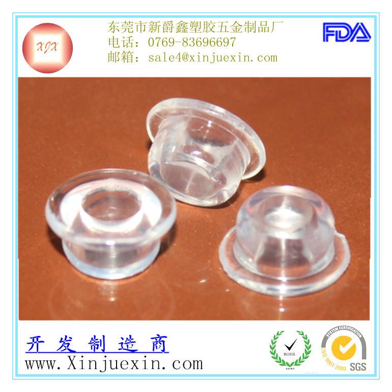 供應(yīng)10mm透明塑膠塞TPE塑料塞子透明堵頭