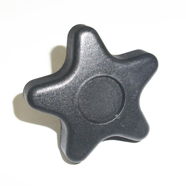 供應五星塑料調節(jié)把手機械把手五星手柄星型把手