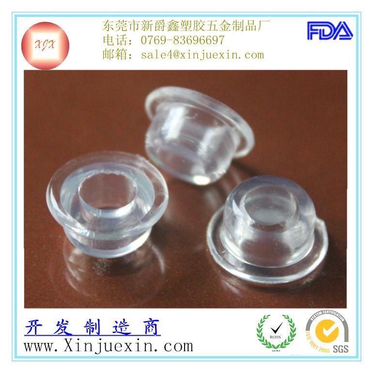 供應(yīng)10mm透明塑膠塞TPE塑料塞子透明堵頭