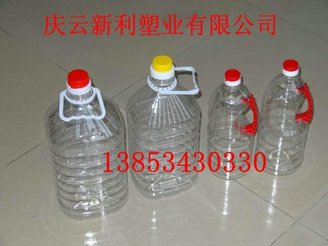 供应5L透明塑料桶5升色拉油桶图片