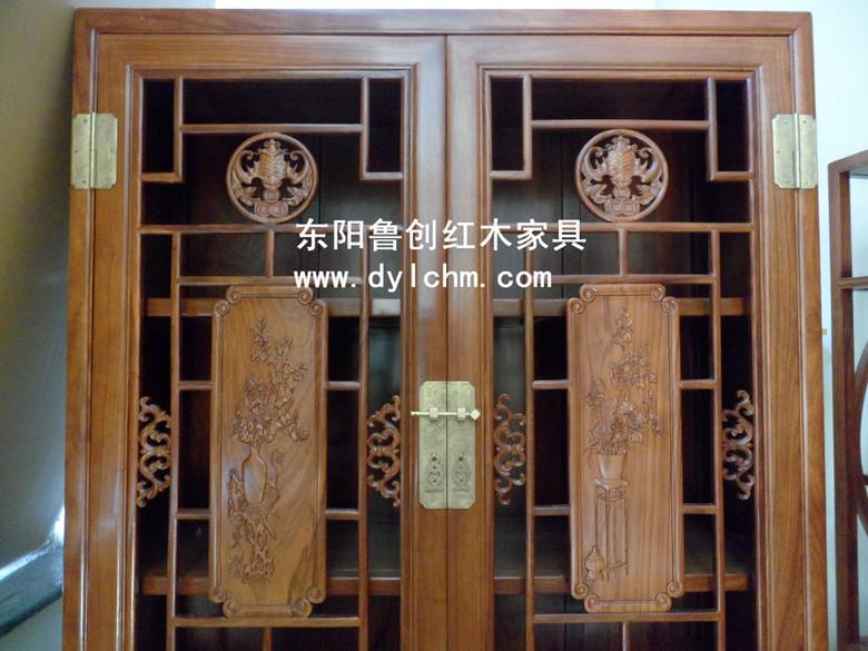 花鳥書柜三組合圖片/花鳥書柜三組合樣板圖 (2)