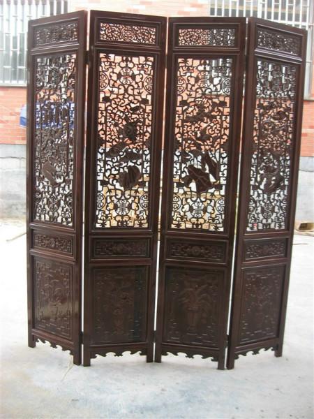 紅木屏風(fēng)圖片/紅木屏風(fēng)樣板圖 (2)
