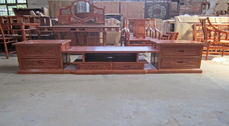 紅木漢宮電視柜圖片