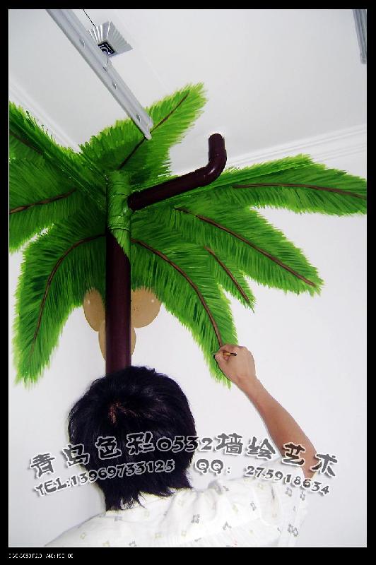 供應(yīng)青島陽(yáng)臺(tái)墻體彩繪 陽(yáng)臺(tái)裝飾彩繪 青島墻繪 手繪墻畫(huà)