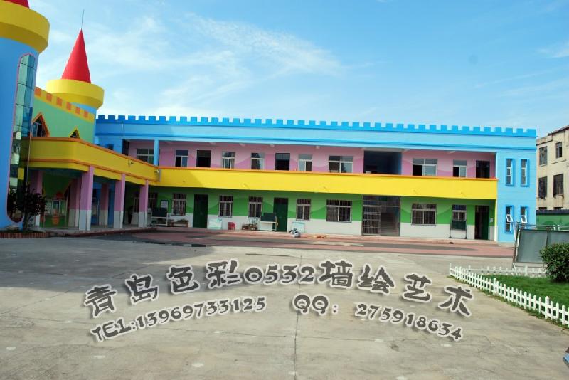 供應青島幼兒園墻繪彩繪