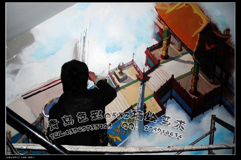 供應(yīng)青島網(wǎng)吧墻繪壁畫