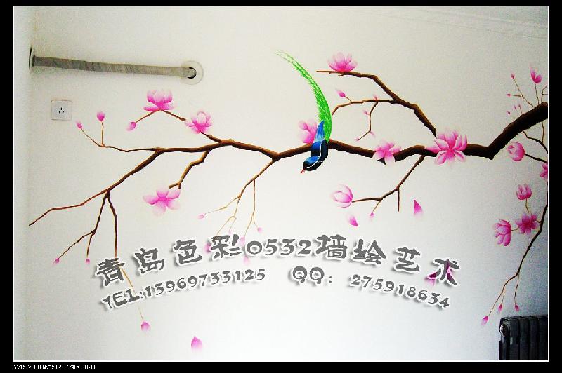 供應(yīng)青島電視墻彩繪供應(yīng)商電話