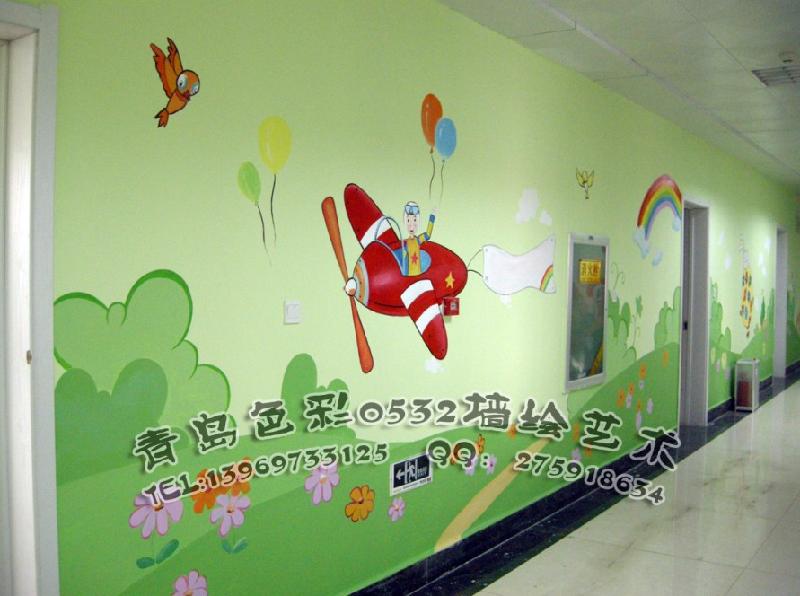 供應青島專業(yè)幼兒園墻繪