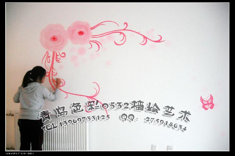 供應(yīng)青島手繪電視墻 電視墻彩繪 電視墻壁紙彩繪 供應(yīng)商