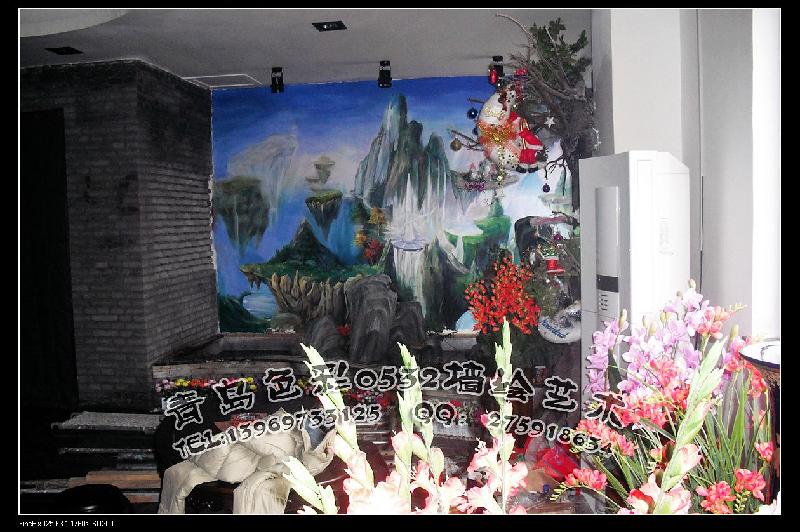 酒店壁畫裝飾圖片/酒店壁畫裝飾樣板圖 (4)