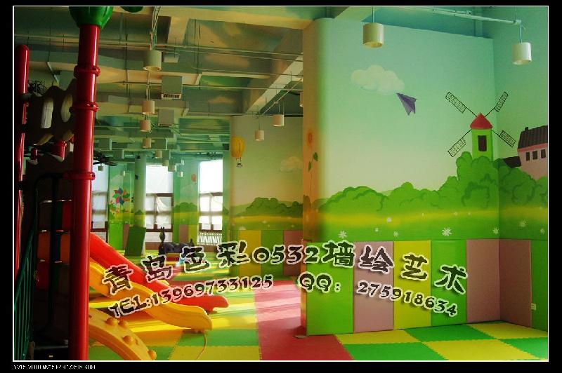 供應青島幼兒園墻繪彩繪