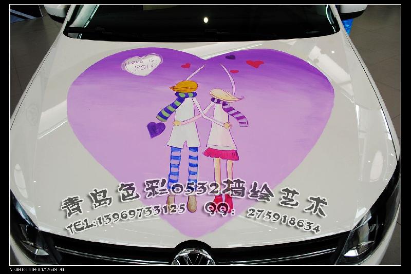 供應(yīng)青島島哪里有最帥氣的車展車體彩繪？