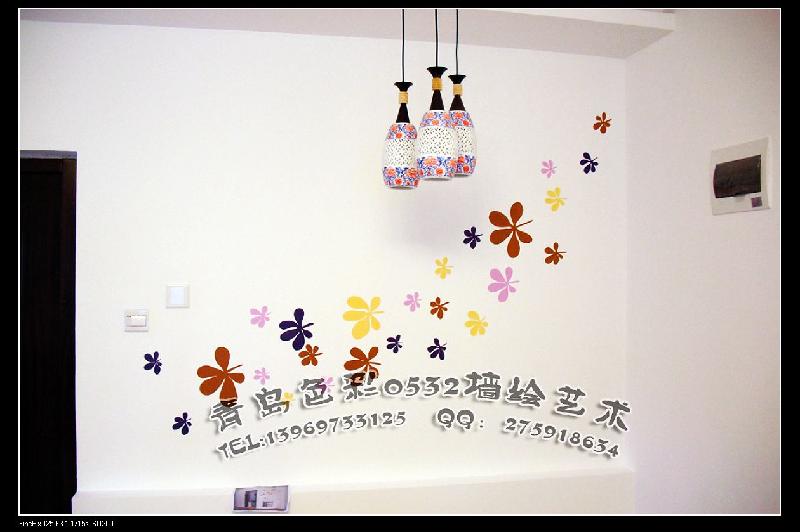 供應(yīng)青島餐廳墻繪 餐廳墻彩繪 餐廳手繪墻