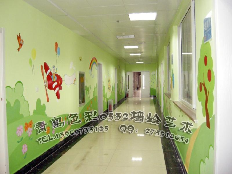 供應青島專業(yè)幼兒園墻繪
